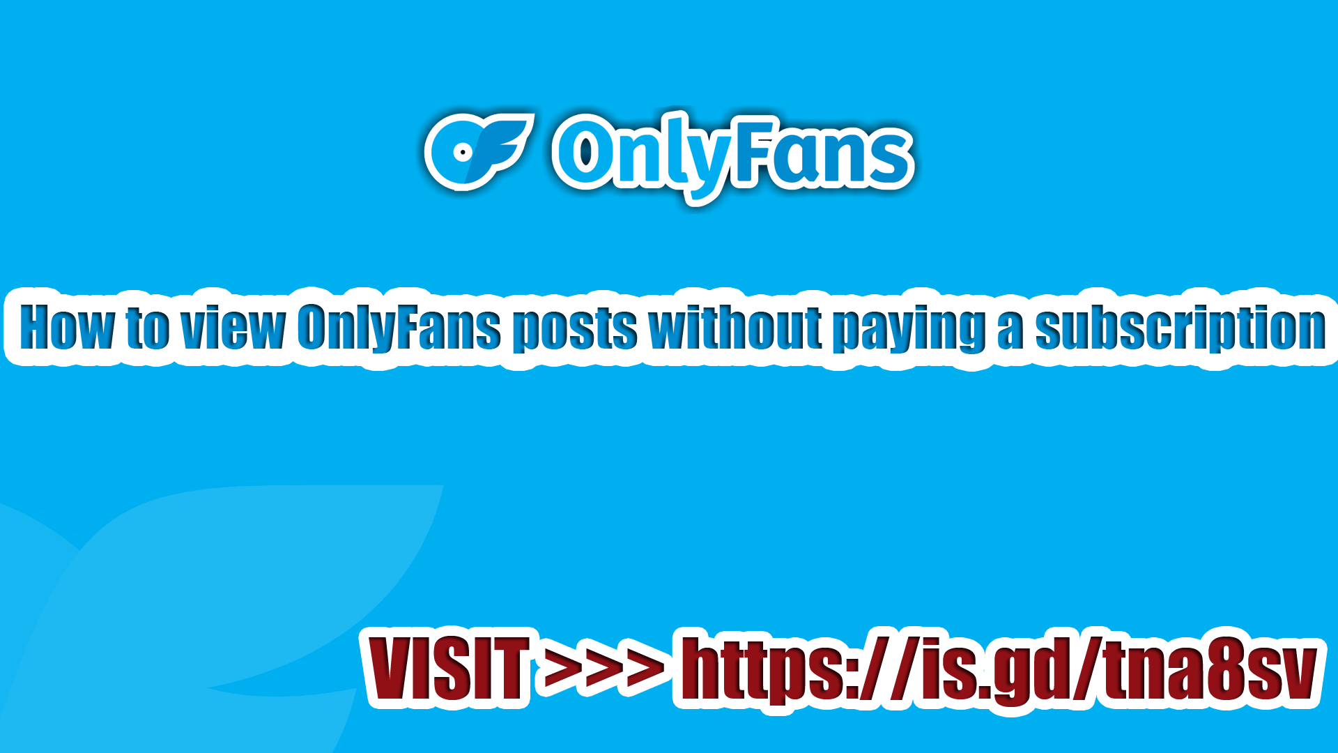 How to see onlyfans post without subscription